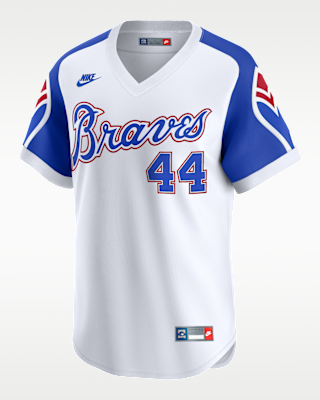 Hank Aaron Atlanta Braves Cooperstown Men's Nike Dri-FIT ADV MLB